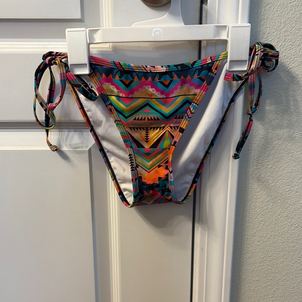 Express Multicolor Geometric Swim Bottom